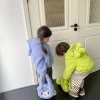 Children's cartoon plush coat 22 Winter Children's cartoon hooded fur coat, Children's winter thickened cotton coat with cotton lining Specification image